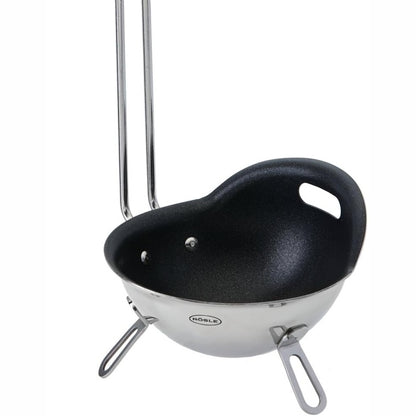 251066 - RÖSLE Egg Poacher për gatim të butë në banjë-mari, çelik inox 18/10, shtresë jo-ngjitëse ProSlide, i përshtatshëm për larje në makinë larëse enësh, argjend/e zezë