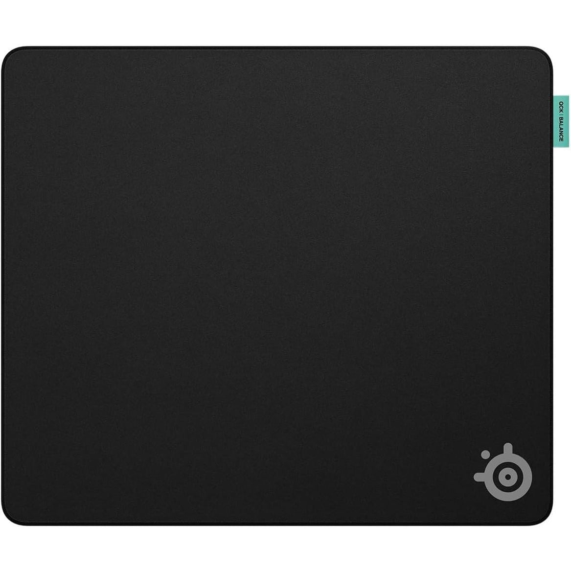 266439 - STEELSERIES QcK L Performance Balance Gaming Mouse Pad – 490 x 420 mm – Dendësi shtesë për rrëshqitje të lëmuar, bazë gome neopreni anti-rrëshqitëse