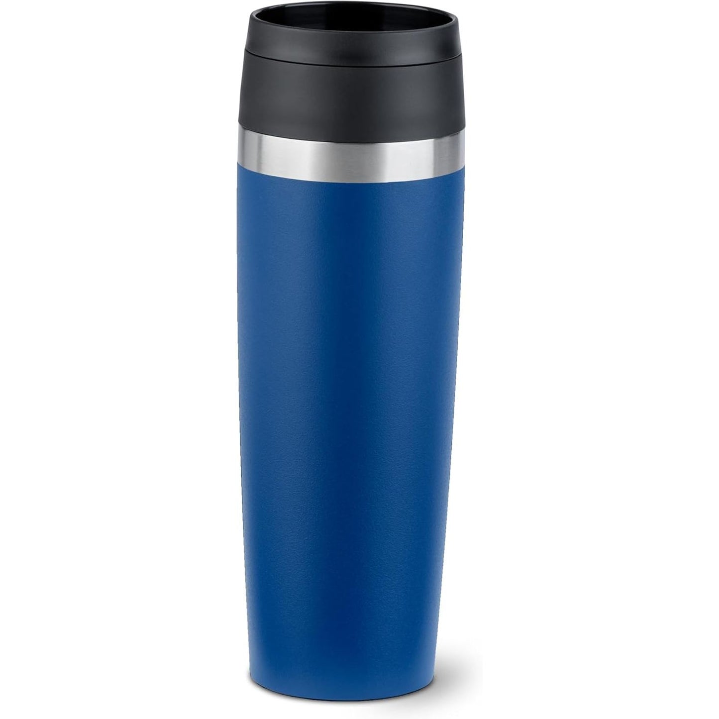 256558 - EMSA Filxhan Udhëtimi N2023650 | Filxhan Klasik i Izoluar 0.5 L | Kapak i ri me vidë komod | Çelik inox | Hapje për pirje 360 gradë | Blu e errët