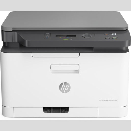 126062 - HP Color LaserJet MFP 178nw 4ZB96A, PRINTER SHUMËFUNKSIONAL A4, Printim i bardhë dypalësh manual, 18 faqe/min, USB, Wi-Fi, Ethernet, Ekran LCD me ikona