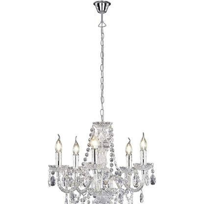 175133 - REALITY LEUCHTEN R1107-00 - Llambadar i përbërë nga Akrilik i Pastër, Kapacitet 5x E14, pa llambat përjashtim