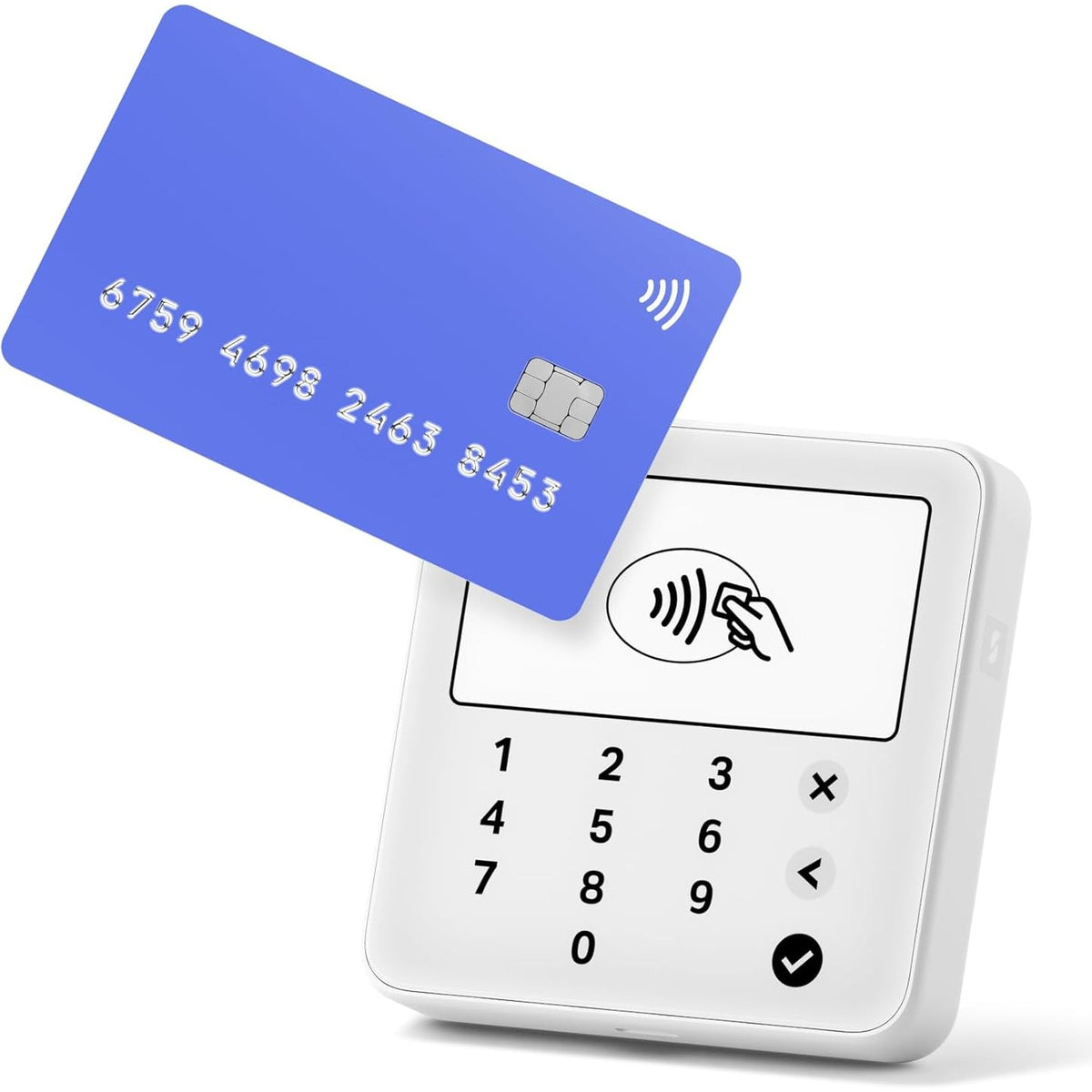 296113 - SUMUP Terminali i Kartave Solo Lite, Lexues Kartash Mobile për Kartat e Debitit, Kartat e Kreditit, Apple Pay dhe Google Pay, Pa kontakt, Bluetooth, Dizajn Kompakt