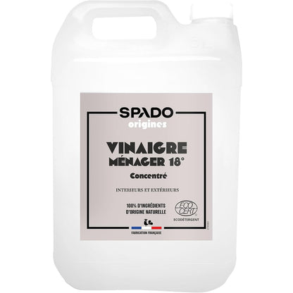 317280 - SPADO ORIGINS - Uthull e Bardhë 18° - 5L - I sigurt për kontakt me ushqimin - I certifikuar nga ECOCERT - Prodhuar në Francë