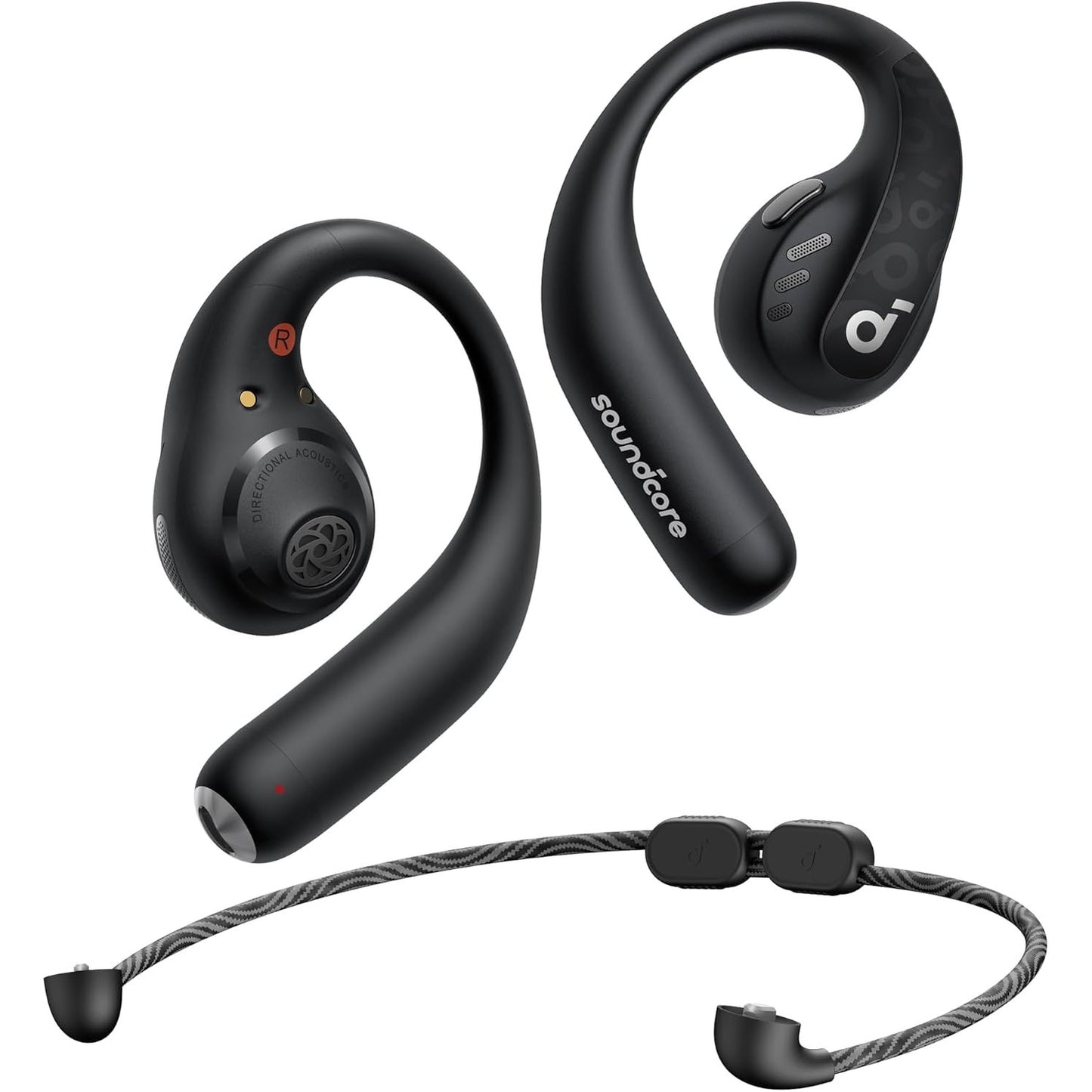 272692 - ANKER Kufje Soundcore AeroFit Pro, me vesh të hapur, ultra të lehta, dizajn ergonomik, tingull intensiv LDAC, Bluetooth 5.3, rezistencë ndaj ujit IPX5, jetëgjatësi baterie 46 orë, aplikacion, pa tel