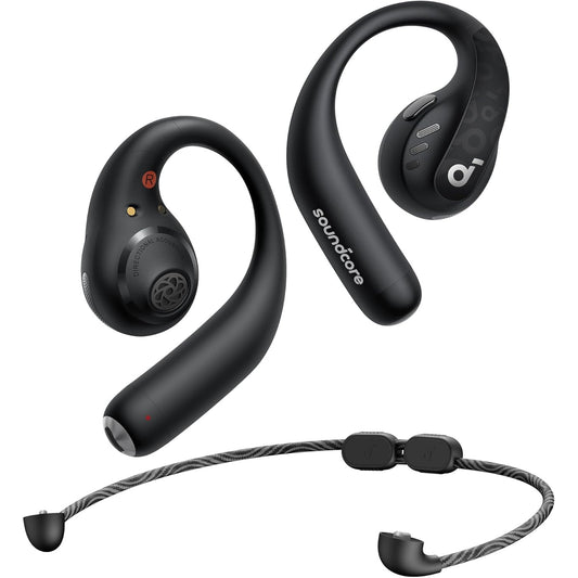 272692 - ANKER Kufje Soundcore AeroFit Pro, me vesh të hapur, ultra të lehta, dizajn ergonomik, tingull intensiv LDAC, Bluetooth 5.3, rezistencë ndaj ujit IPX5, jetëgjatësi baterie 46 orë, aplikacion, pa tel