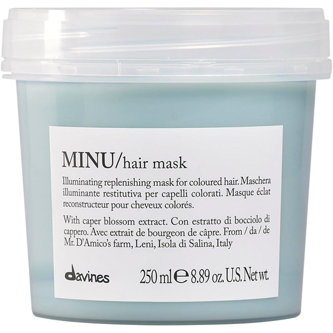 300529 - DAVINES Maskë flokësh MINU, 250 ml, për kujdesin thelbësor të flokëve, pako me 1 copë