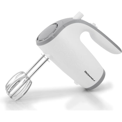 277546 - ELITE GOURMET Mikser elektrik dore EHM-003X, 5 shpejtësi, 300W, i bardhë