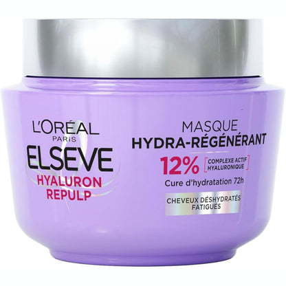 298672 - L'ORÉAL PARIS Maskë Hidratuese-Rigjeneruese për Flokë të Dehidratuar dhe të Lodhur - 310 ml - Me Acid Hialuronik - Hidratim 72 orësh