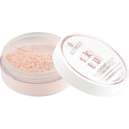 319084 - ESSENCE SILKY BLUR TRANSLUCENT LOOSE SETTING POWDER, Nr. 10, 9g, NUDO, MATIFIKUES, FIKSUES, NDRIÇUES, TRANSPARENT, MAT, VEGAN, PA PARFUM, PA ALKOOL, PA PARABENE