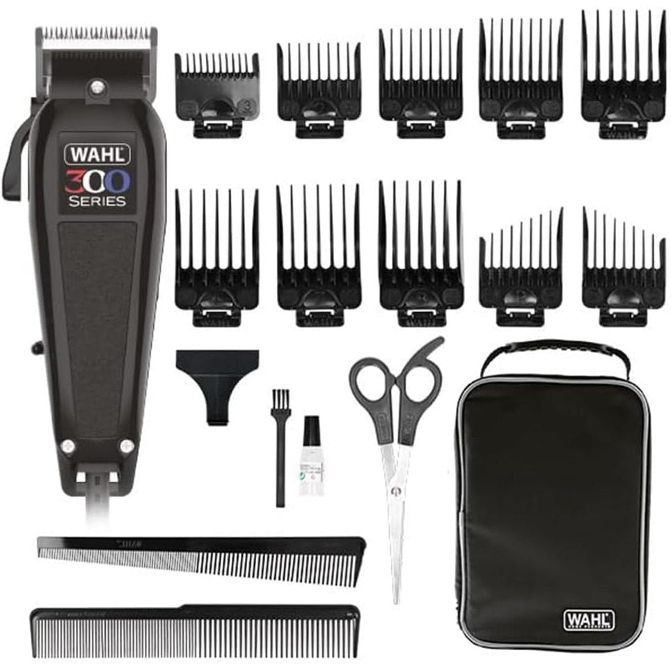 292860 - WAHL Makinë prerëse flokësh Home Pro 300 për burra, 8 krehëra udhëzues, mbi 24 cilësime prerjeje