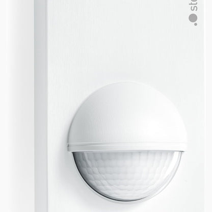 221768 - STEINEL Detektor lëvizjeje i bardhë IS 180-2, sensor lëvizjeje pasiv infra të kuqe 180°, sensor muzgu për përdorim të brendshëm dhe të jashtëm, (Gj x L) 76 mm x 120 mm.