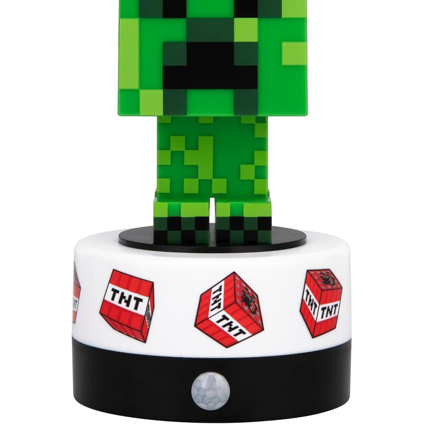 219394 - PALADONE Dritë nate dhe alarm Minecraft Creeper me sensor lëvizjeje, llambë LED, e licencuar për dhomat e gjumit të fëmijëve dhe adoleshentëve