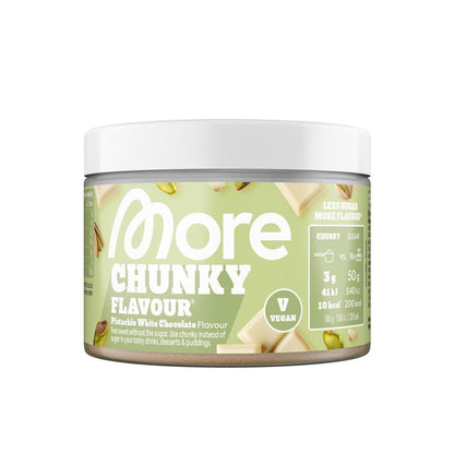290223 - MË SHUMË Çokollatë e bardhë me fistikë, 150 g, vegane