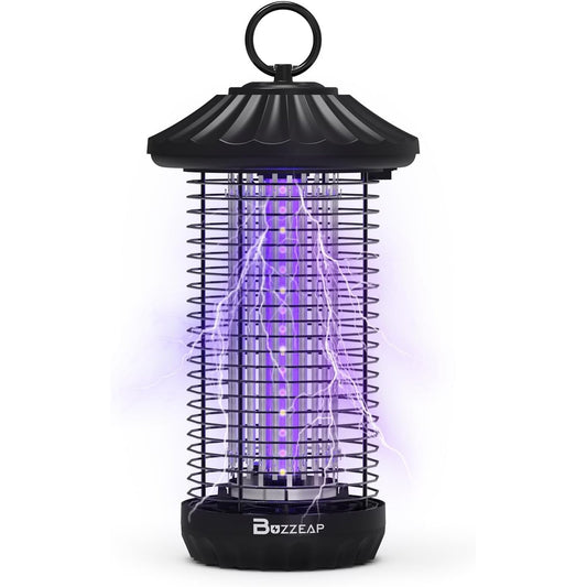 165156 - LLAMBË VRASËSE MUSHKONJASH nga ANNONA, 3800V UV, e Papërshkueshme nga Uji IPX4, Përshtatshme për Përdorim të Brendshëm dhe të Jashtëm, Kundër Mushkonjave, Mizave dhe Insekteve Fluturuese