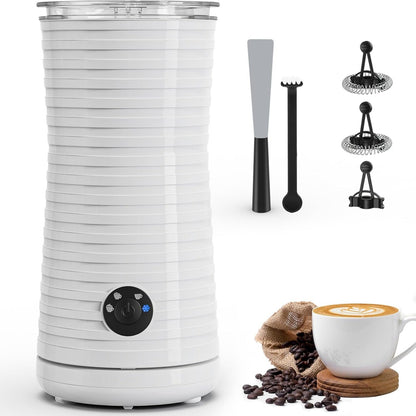 250578 - MORPILOT Shkumëzues Qumështi Elektrik, Ngrohës Qumështi 4-në-1, kapacitet 240ml, 400W, i Bardhë