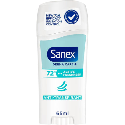 275958 - SANEX Derma Care+ Active Freshness Antidjersitës Deodorant në Stick - 65 ml - Mbrojtje 72-orëshe
