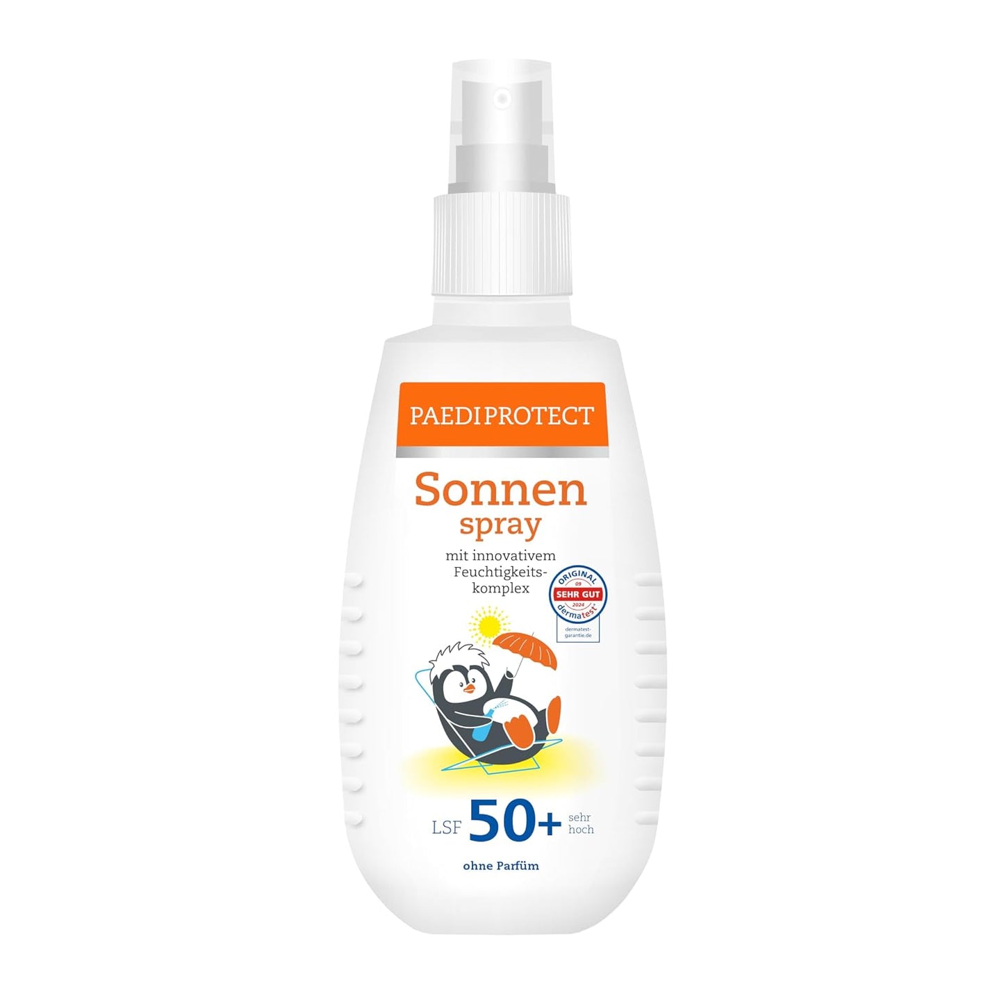 275800 - PAEDIPROTECT Sprej mbrojtës nga dielli për fëmijë dhe bebe SPF 50+, 150ml, pa aromë, për fytyrën dhe trupin, vegan, pa mikroplastikë