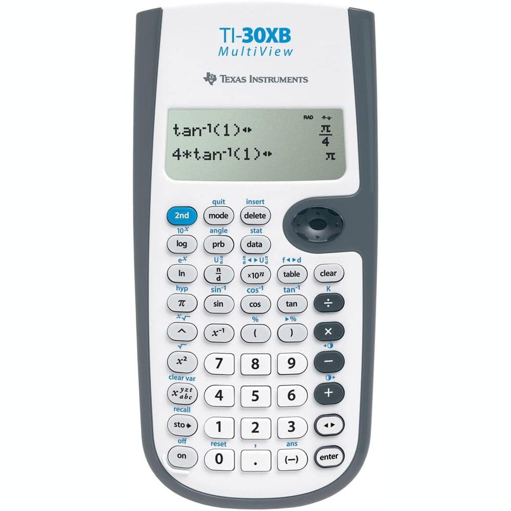 273437 - TEXAS INSTRUMENTS Kalkulator Shkencor Multiview TI-30XB, Gri, i Bardhë
