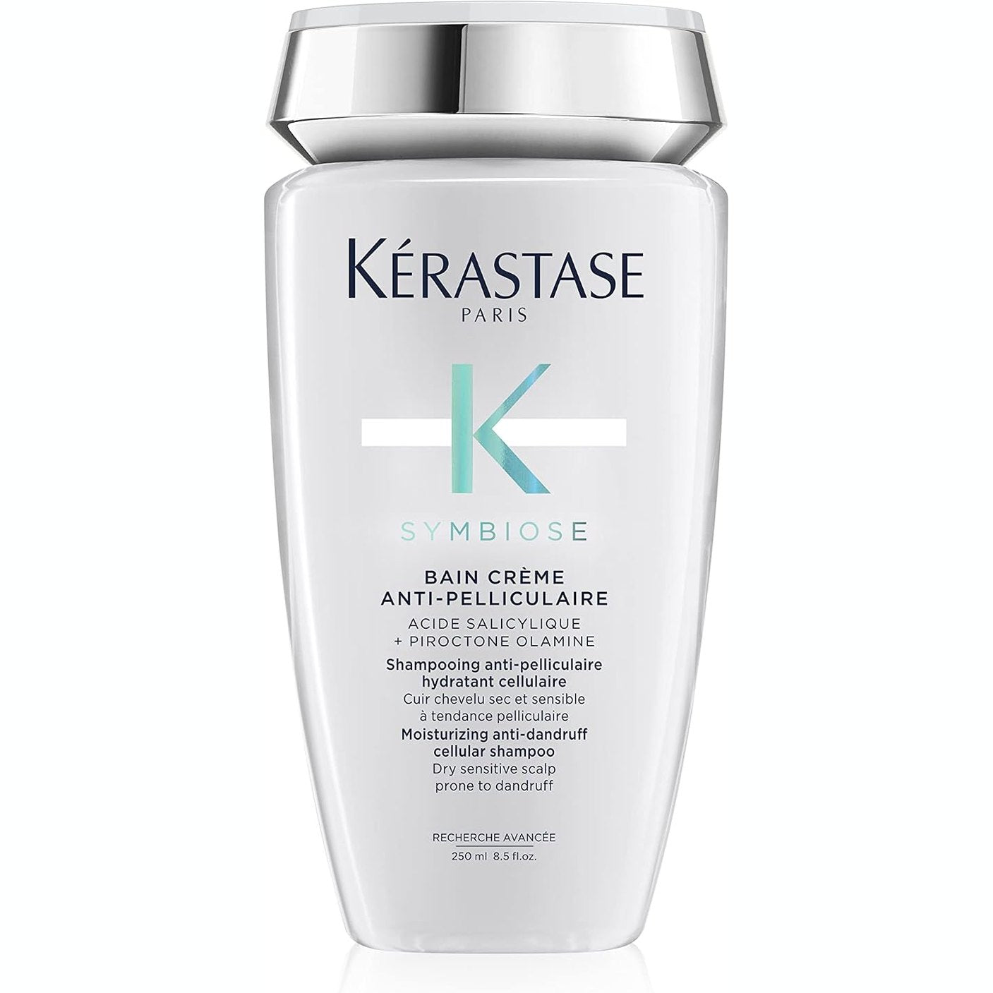 289936 - KERASTASE Symbiose Shampo Bain Crème Purité 250ml | Shampo kundër zbokthit | Me acid salicilik | Pa silikon | Lëkurë koke e yndyrshme dhe e ndjeshme