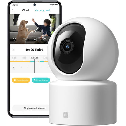 292871 - XIAOMI Kamera Inteligjente C301, Rezolucion 2K, Mbrojtje Privatësie, Shikim me Ngjyra Natën, Panorama e Plotë, Zbulim Personi, Audio Dy-Kahëshe