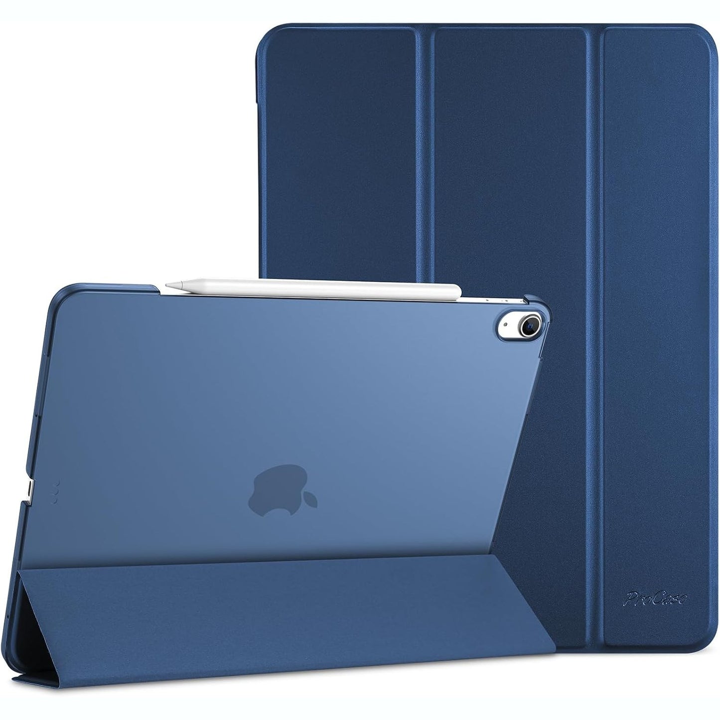 274251 - ProCase Mbështjellëse për iPad Air 13 inç (M4) 2026/(M3) 2025/(M2) 2024, Mbulesë Mbrojtëse, Gjumi/Zgjim Automatik, Blu e Errët