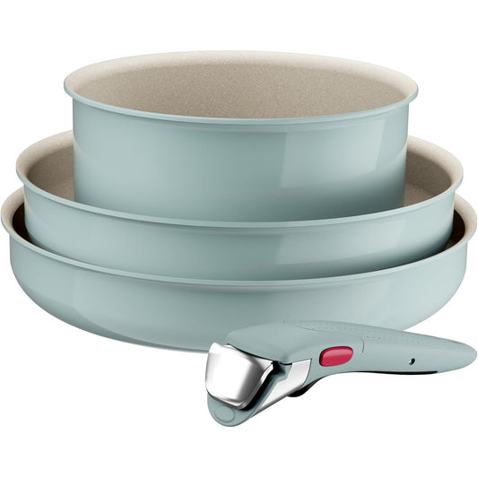 226134 - TEFAL Ingenio Serenity Set enësh gatimi me 4 pjesë, shtresë jo ngjitëse, dorezë e sigurt dhe e lëvizshme, L8284S04