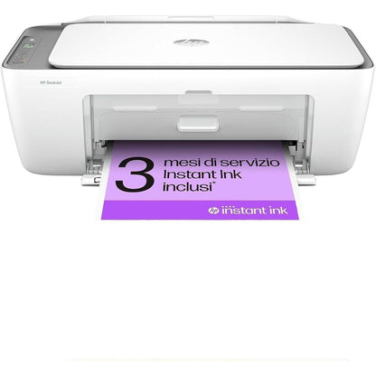 126279 - HP DeskJet 2820e 588K9B, Printer Multifunksional me Bojë A4, Dupleks Manual, 7.5 ppm, Wi-Fi, Aplikacioni HP Smart, me 3 Muaj Bojë të Përfshirë, Ngjyra e Bardhë