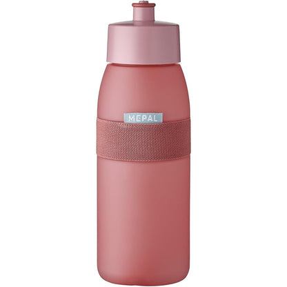 238735 - MEPAL Shishe Sportive Ellipse - 500 ml - E sigurt për lavastovilje dhe pa BPA - Ngjyrë vjollcë e gjallë