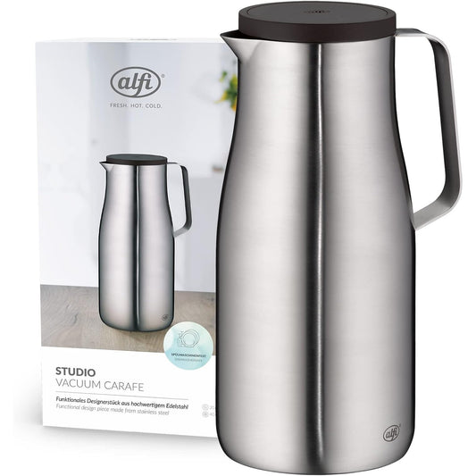 199235 - ALFI, STUDIO TT 1.5L, Enë e izoluar prej çeliku inox me dy shtresa, Mban pijet të ngrohta për 12 orë, të ftohta për 24 orë, kapak që hapet me rrotullim, hapje e madhe, i sigurt për lavastovilje, pa BPA