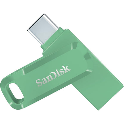 296165 - SANDISK Ultra Dual Drive Go, Njësi Flash 64GB, USB-C, deri në 300MB/s, Lidhësa USB Type-C dhe USB Type-A, Jeshile