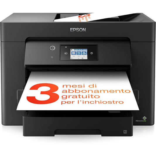 305035 - EPSON WorkForce WF-7830DTWF, printer shumëfunksional A3 dupleks, faks, skanim, fotokopjim, ADF 50 faqesh, shpejtësi 25 faqe në minutë