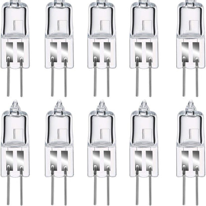 254174 - COMYAN Llampa halogjene G4, 12V 20W me bazë kunji, e bardhë e ngrohtë 2800K, 10 copë