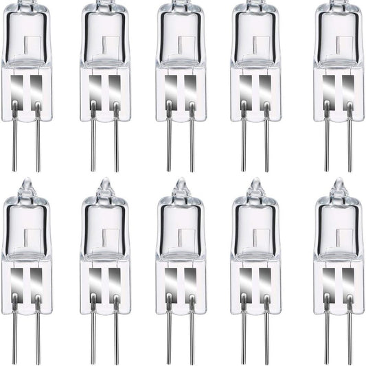 254174 - COMYAN Llampa halogjene G4, 12V 20W me bazë kunji, e bardhë e ngrohtë 2800K, 10 copë