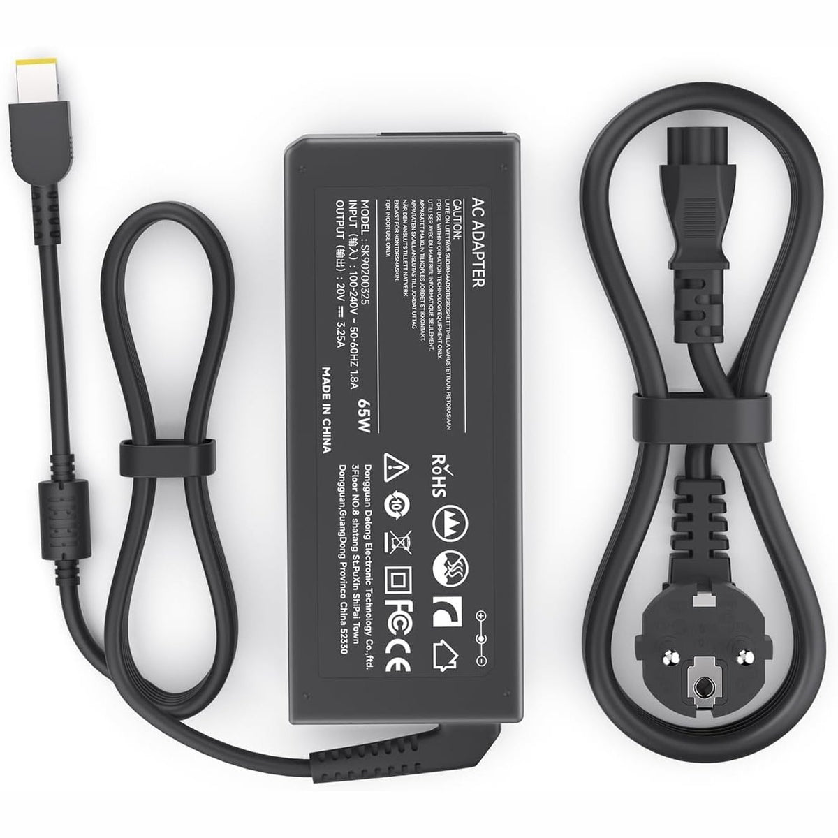 295357 - BIUBOTY Karikues Laptop 65W 20V 3.25A i pajtueshëm me Lenovo Thinkpad T430/T440/T450/T460/T470/T560/T540p/E550/E560/E570/G50/Z50/X240/X250/X260 ADLX45NDC3A ADLX45NCC3A