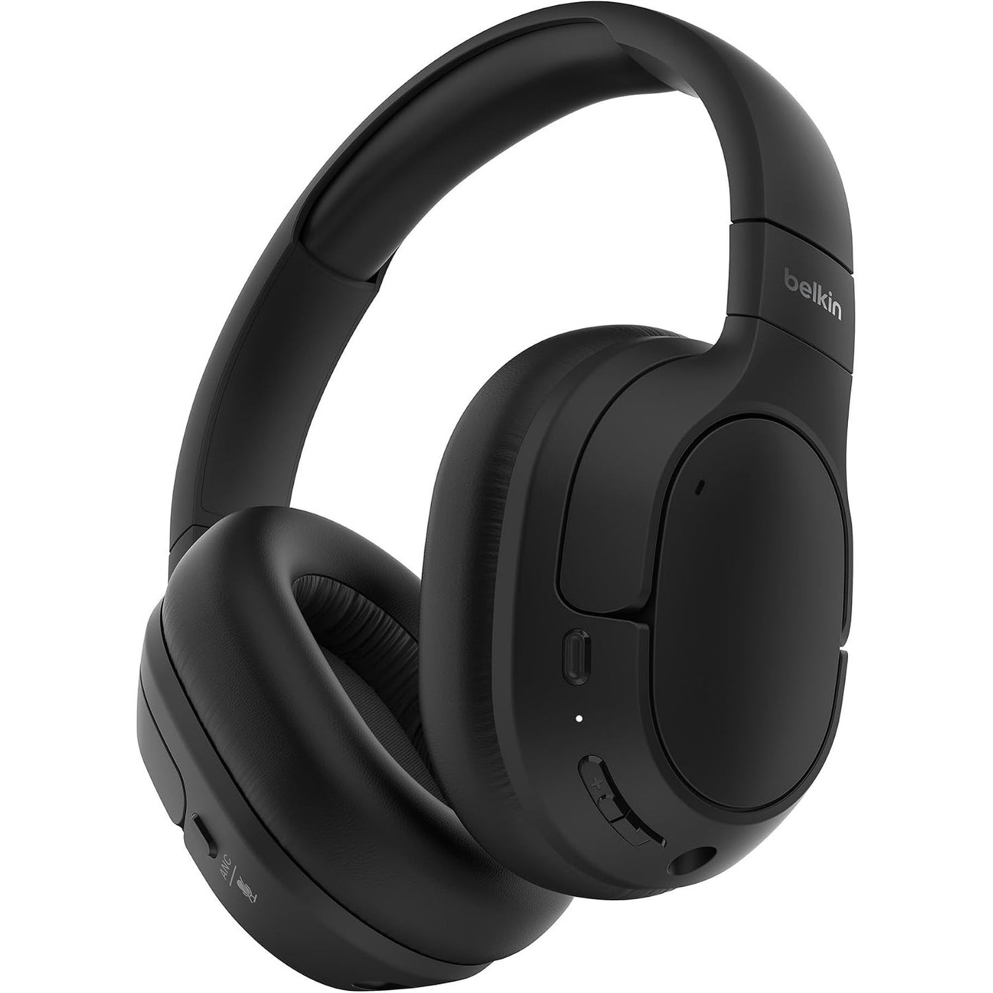 273170 - BELKIN SOUNDFORM ISOLATE - Kufje Bluetooth pa tel me anulim zhurme - Kufje mbi vesh me mikrofon - 60 orë riprodhim - Bas të thellë - Kufje CloudCushion - të zeza