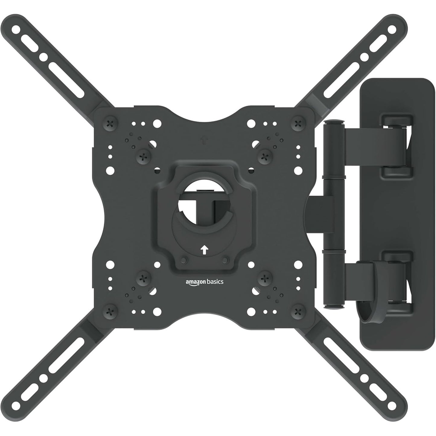 266784 - MBËSHTETËSE MURI AMAZON BASICS ME RROTULLIM DHE ANIM PËR TELEVIZORË DHE MONITORË 66-140 CM DERI NË 36 KG, VESA 400 X 400 MM, E ZEZË
