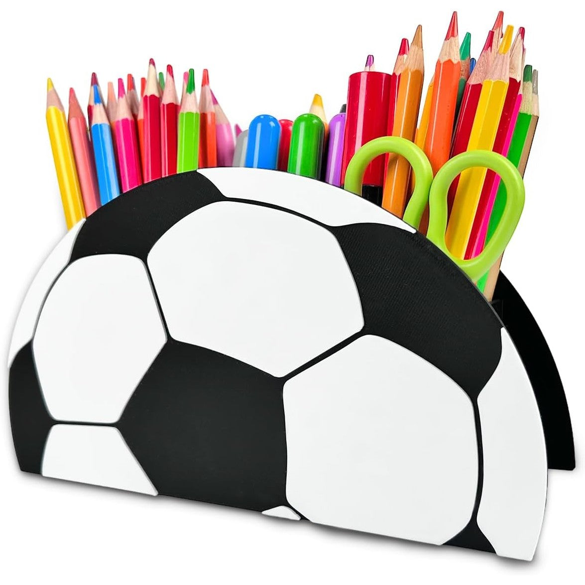 257526 - KAJAWIS Organizues Tavoline Futbolli 3D, Mbajtëse Stilolapsash, Kuti Lapsash për Fëmijë, e Personalizuar, Miqësore me Mjedisin me PLA