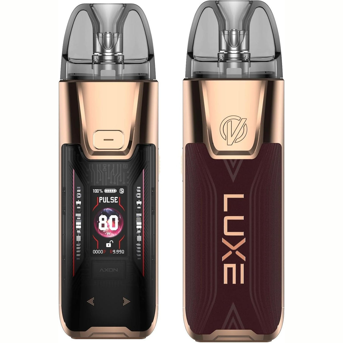 311250 - VAPORESSO Për LUXE XR Max 2 Kit Origjinal 80W 3200mAh + 5ml LUXE XR POD Cartridge MTL- DTL GTX 0.2ohm + 0.8ohm Coil, Pa nikotinë, Pa lëng elektronik (Pelle Rosso Imperiale)