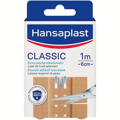 319200 - HANSAPLAST CLASSIC - Flastra Klasike, 10 shirita 10 x 6 cm, rezistent ndaj ujit, forcë e lartë ngjitëse