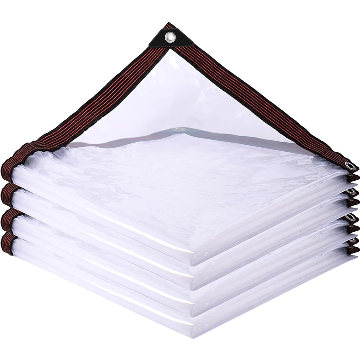 211413 - TRANSPARENT Tenda Transparente nga Uji 2 x 3 m, Me Vrima, Për Mobilje Kopshti, Jashtë, Bimë, Serë, Çati
