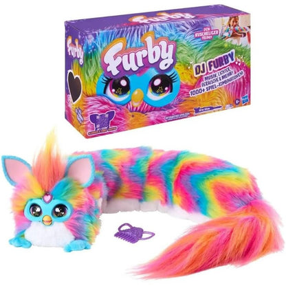 292340 - Lodër pelushi interaktive Furby DJ me muzikë, efekte drite dhe zanore, mbi 1000 kombinime lojërash, për fëmijë 6 vjeç e lart
