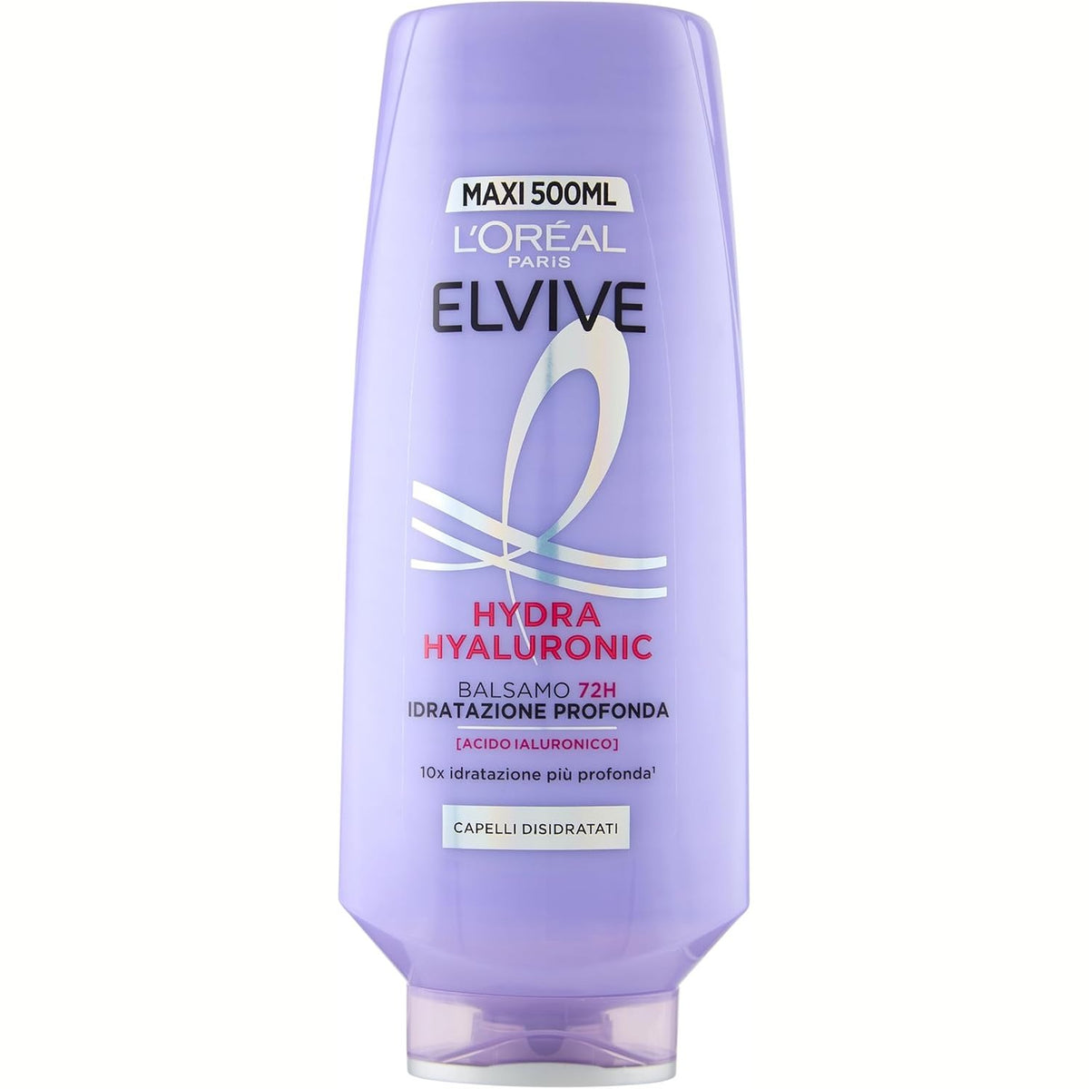 308306 - L'ORÉAL ELVIVE Balsam hidratues për flokë të thatë dhe të zbehtë, 500 ml, i pasuruar me acid hialuronik, deri në 72 orë hidratim