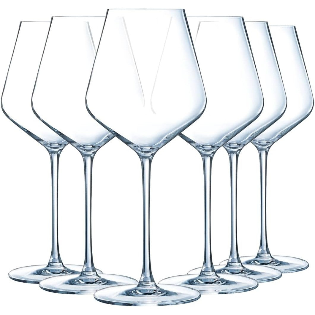 199548 - SHEF DHE SOMELIER - Gota të Veçanta me Fron 47cl, Set Prej 6 Copë, të Prodhuara në Francë, Paketim i Përforcuar