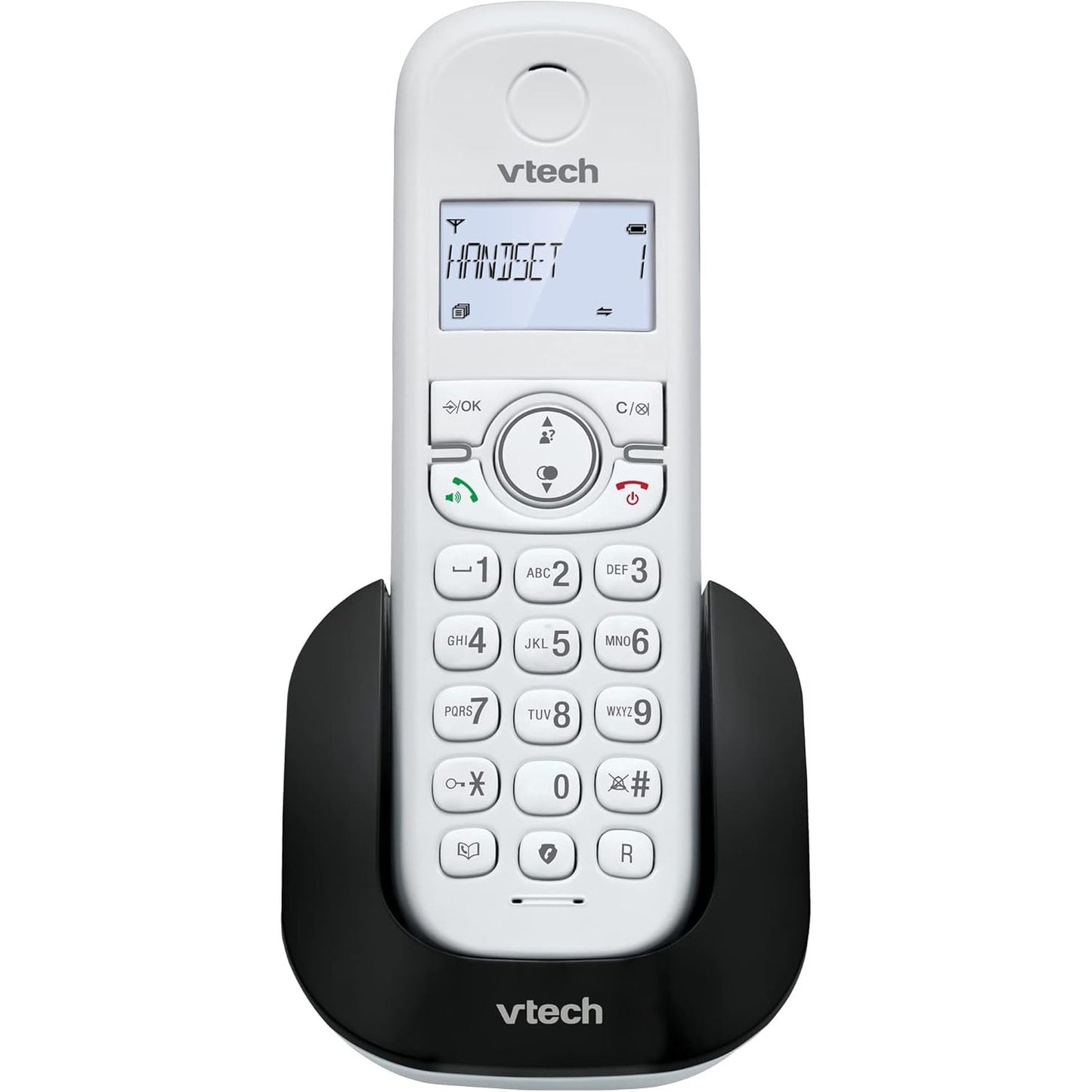 320145 - VTECH Telefon pa Tel DECT CS1500, Karikim Dyfishtë, Bllokim Thirrjesh, Identifikim Thirrësi, Ekran me Ndriçim, Tastierë