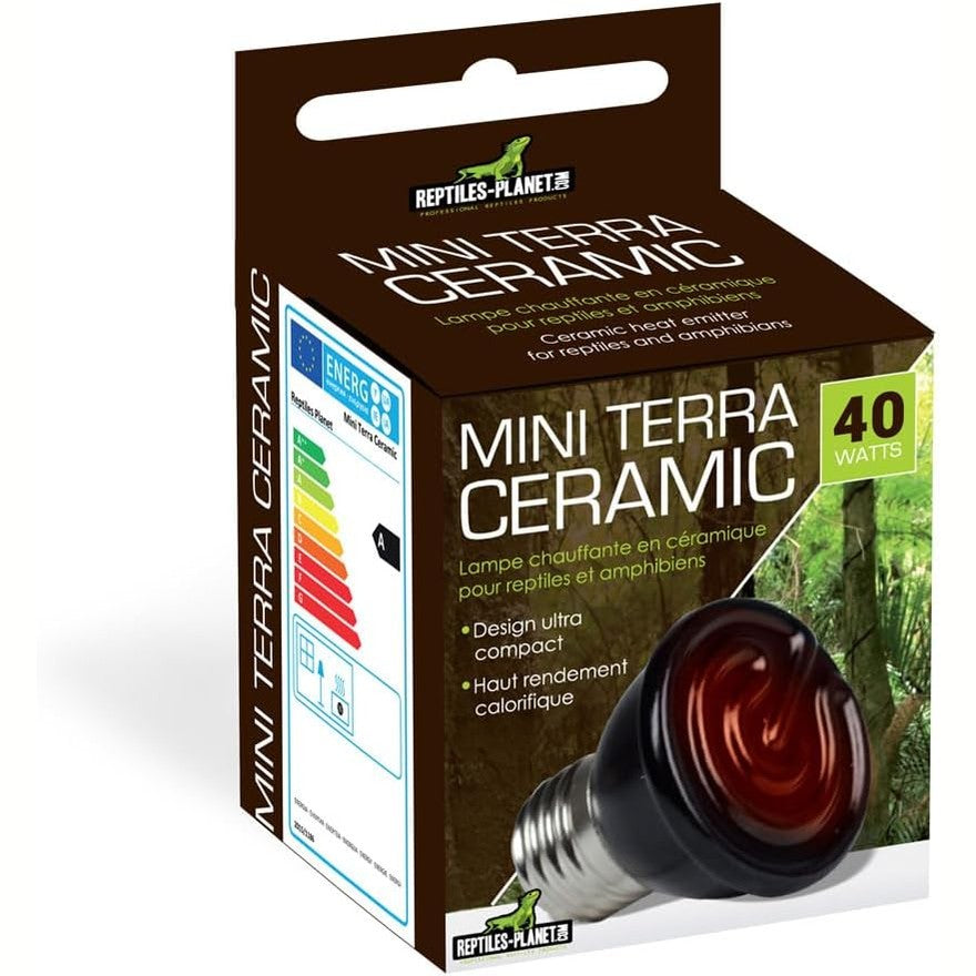 214657 - REPTILES PLANET Mini Ceramic Terra 40W - Llambë Ngrohëse për Reptile