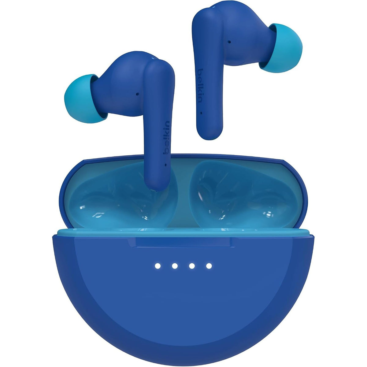 276609 - BELKIN Kufje Bluetooth SoundForm Nano 2 për Fëmijë - Mikrofon i Integruar, Jetëgjatësi Baterie 28-Orë, Kufizues Vëllimi 85dB, IPX5, për iPhone, iPad, Galaxy - Blu