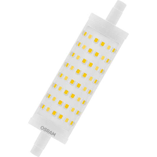 168155 - OSRAM Llambë LED me shkop R7s me errësim, tub LED 15W ekuivalente me 125W inkandeshent, e bardhë e ngrohtë 2700K
