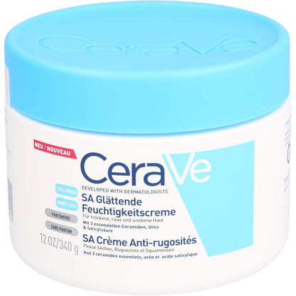 317596 - CeraVe Krem zbutës SA, 340 ml | Kundër ashpërsisë, Për lëkurë të thatë dhe të ashpër, Me ceramide, acid salicilik dhe acid hialuronik