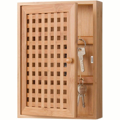 228634 - ZELLER Kuti çelësash, bambu, afërsisht 19 x 6 x 27 cm