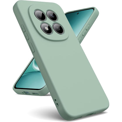 309316 - Oududianzi Mbështjellëse prej silikoni të lëngshëm për Xiaomi Redmi Note 15 Pro 5G, Matcha